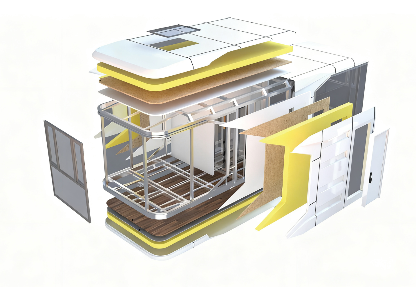 主体结构分解图